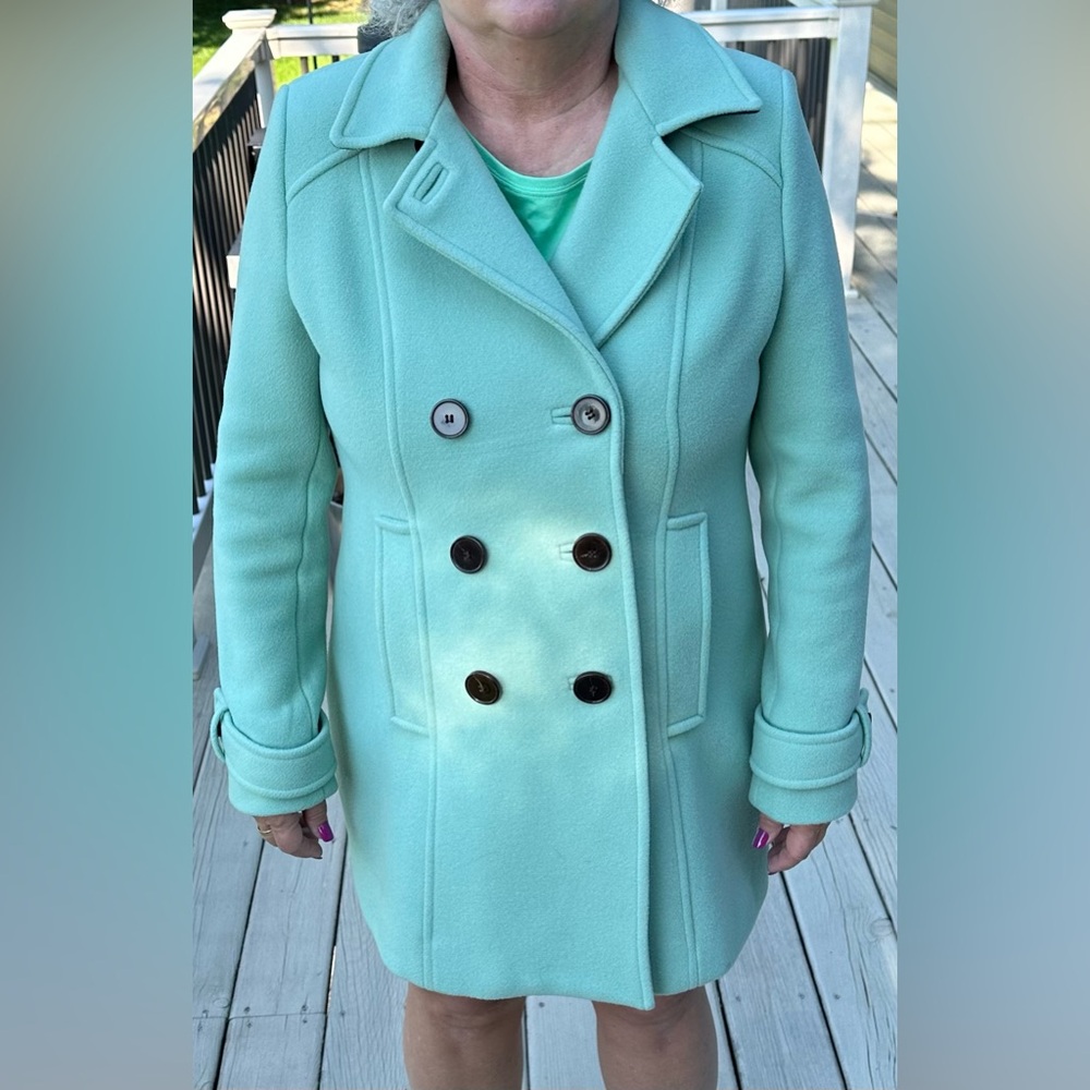 Boden fall and winter jacket. Turquoise color. Size 10